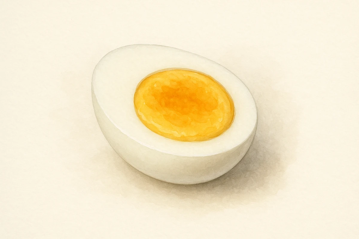 Hard-boiled egg