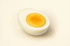 Hard-boiled egg