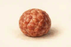 Baked meatball pomodoro