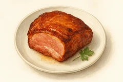 Two pork skewers