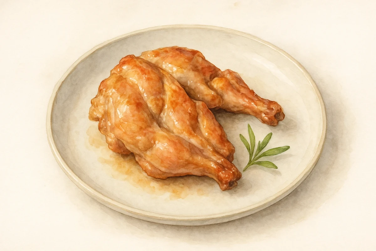 Rabbit & pork with leeks & carrots