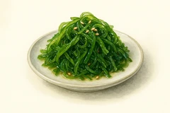 Cold shredded seaweed