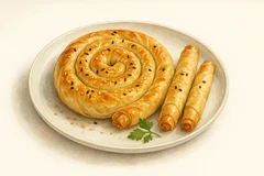 Vegetarian dinner platter