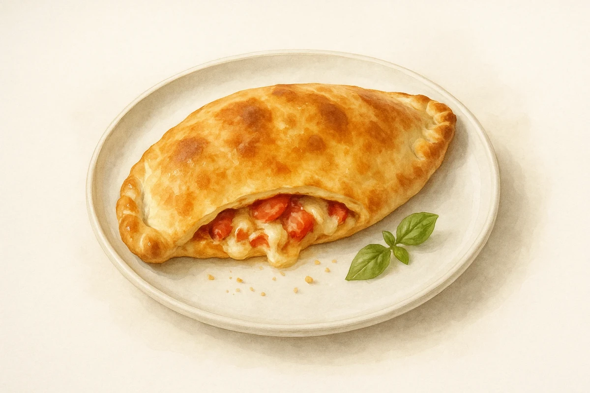 Meat lovers calzone