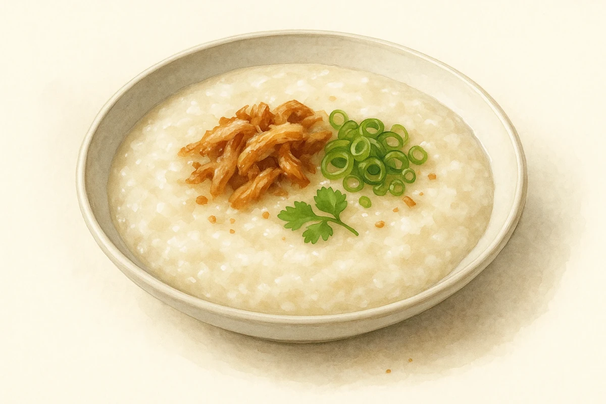 Beef congee