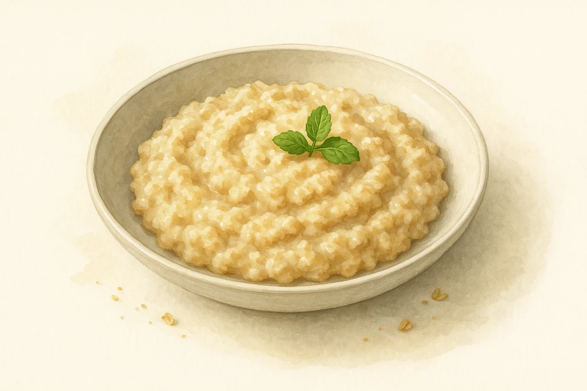 Stone ground oatmeal