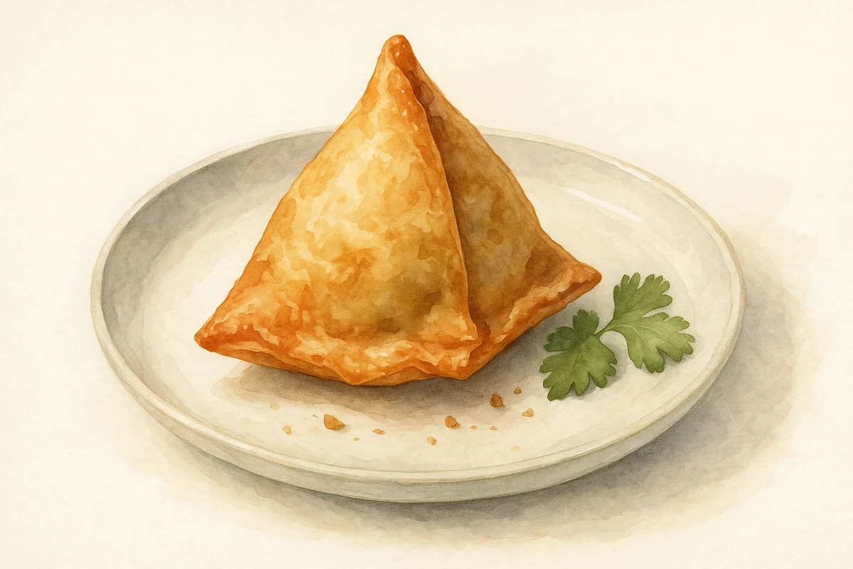 Samosa potatoes and peas