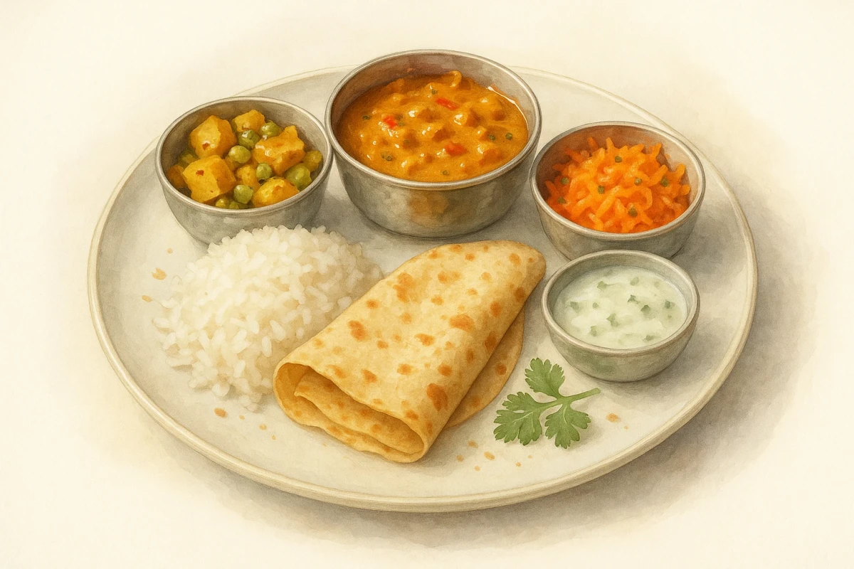 Desi thali