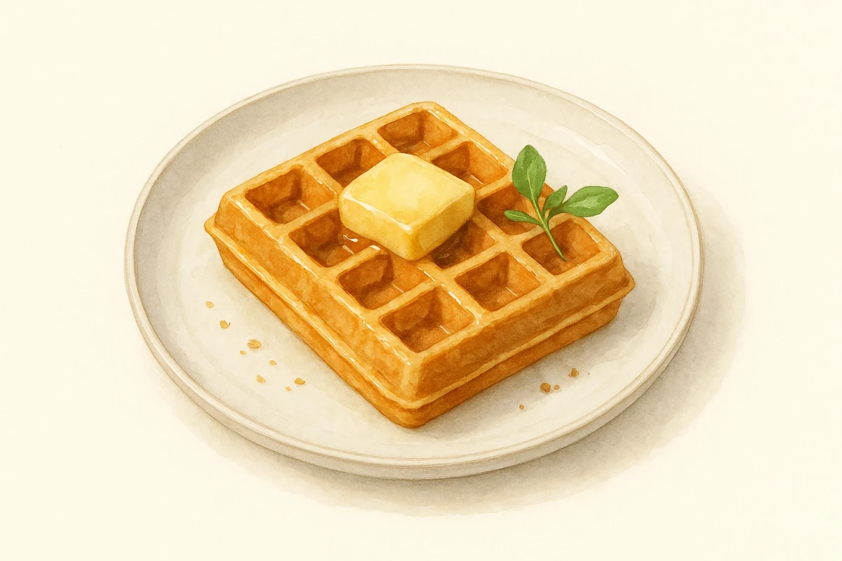 Bubble egg waffle
