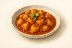 Potato curry stew