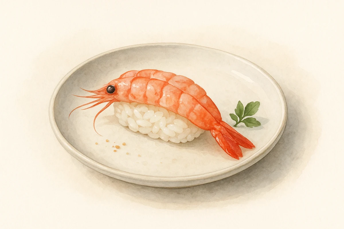 Sweet shrimp (amaebi)