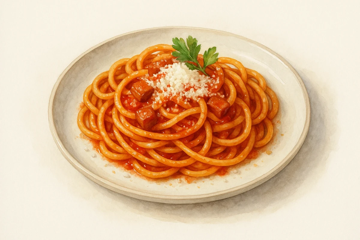 Fettucine Amatriciana