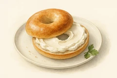 Classic bagel & cream cheese