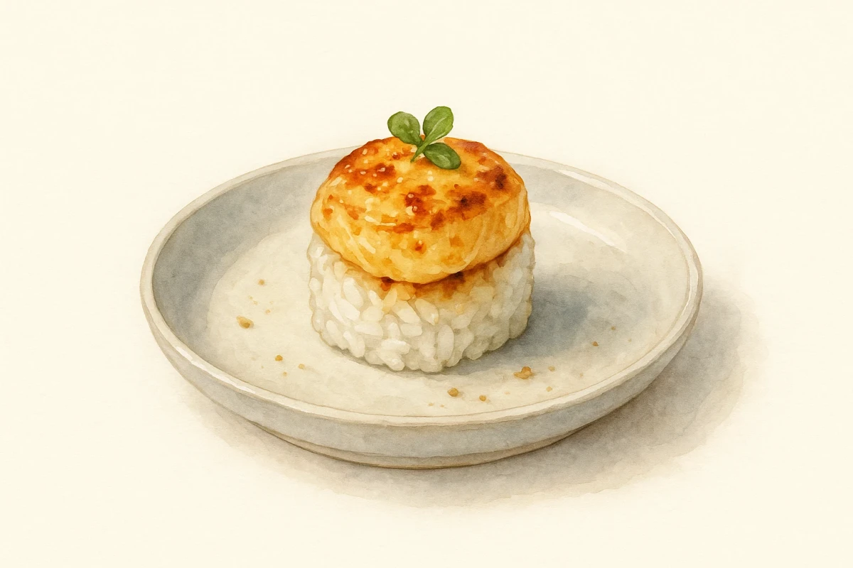 Baked scallop roll