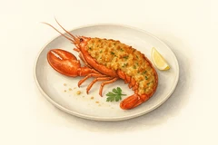 Stuffed lobster