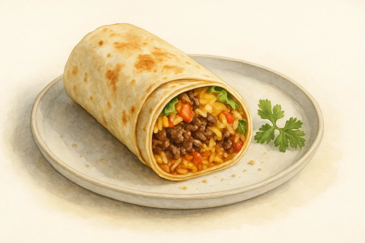 Machaca burrito