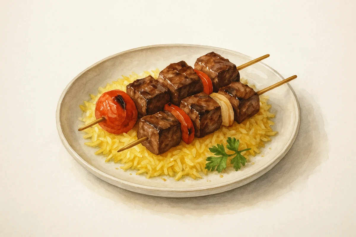 Beef filet mignon kabob (1 skewer)