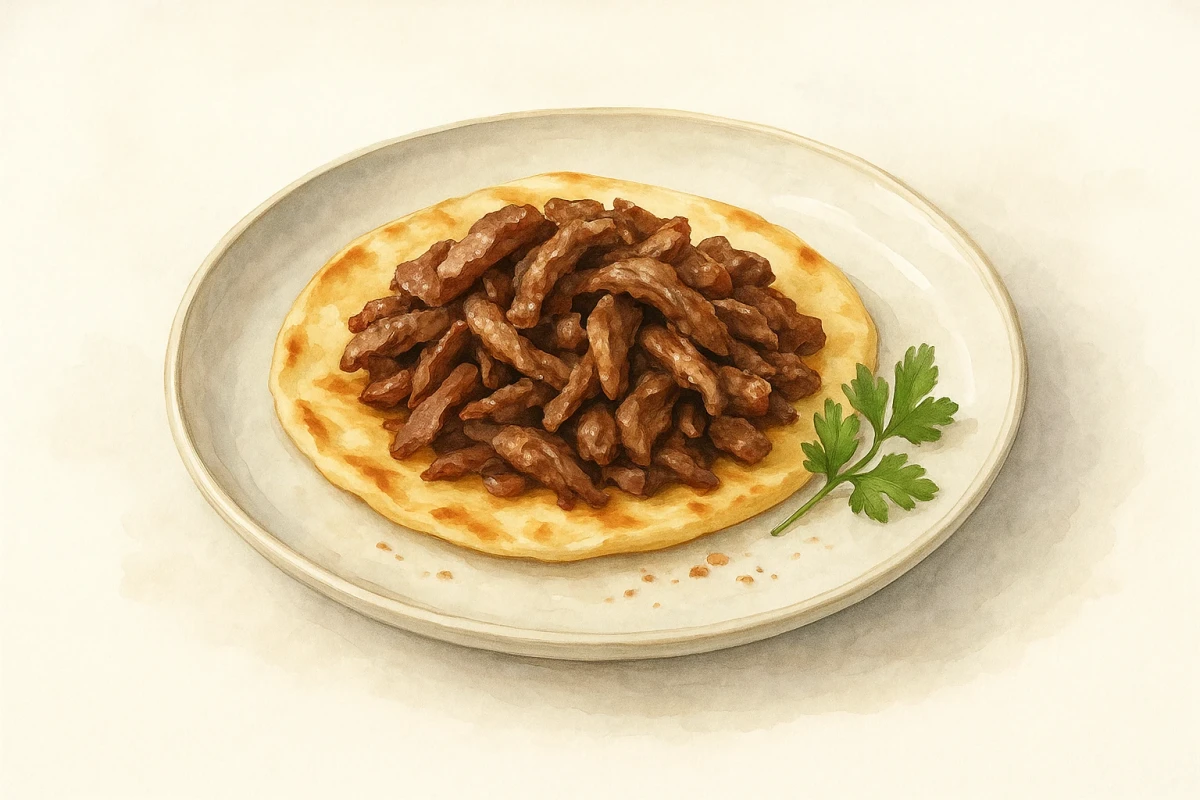 Beef shawarma bowl