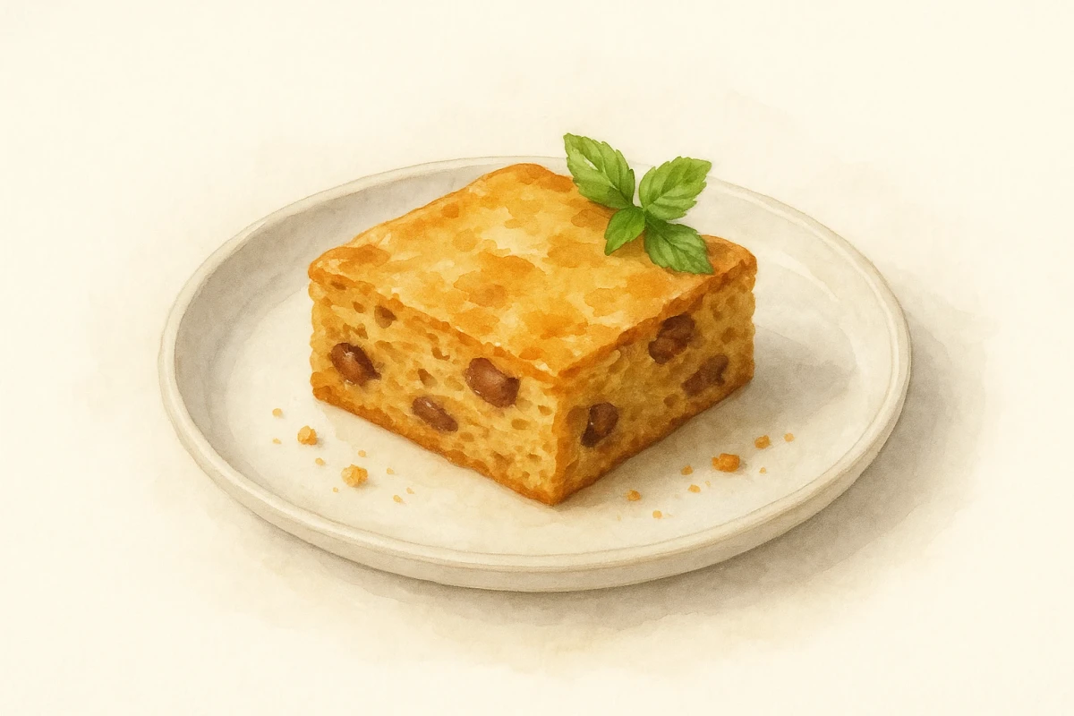 Toffee crunch blondie