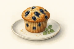Blueberry muffin