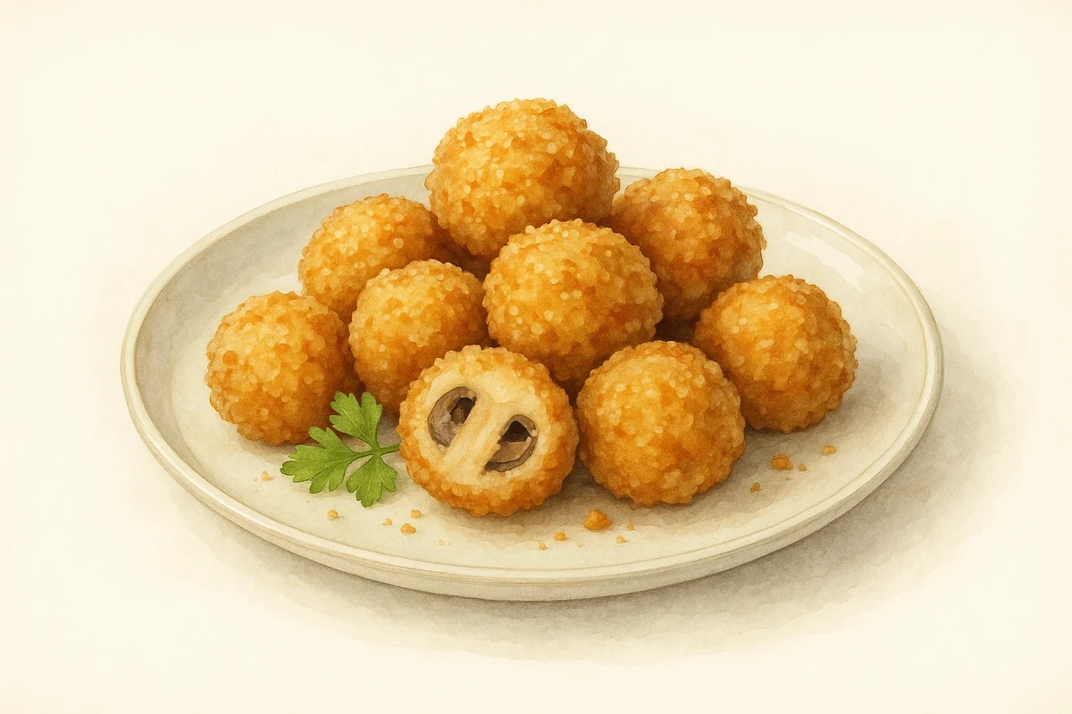 Crispy mushrooms
