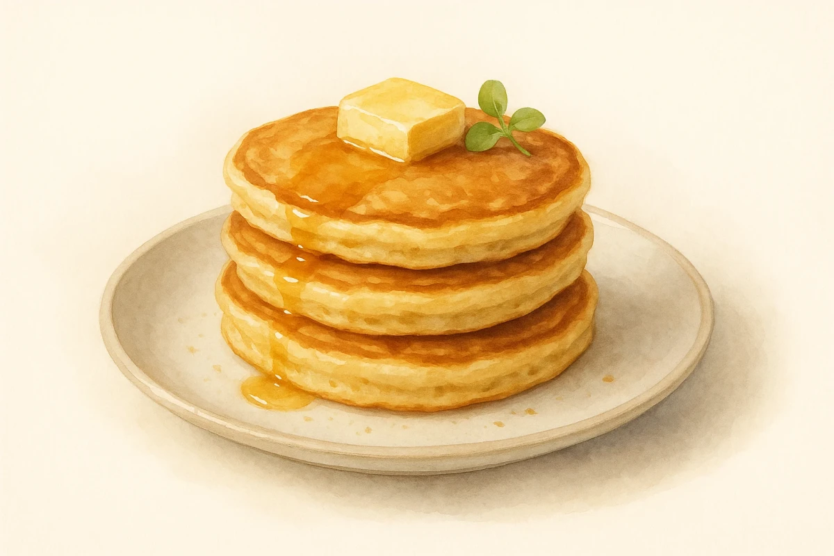 Short stack pancakes