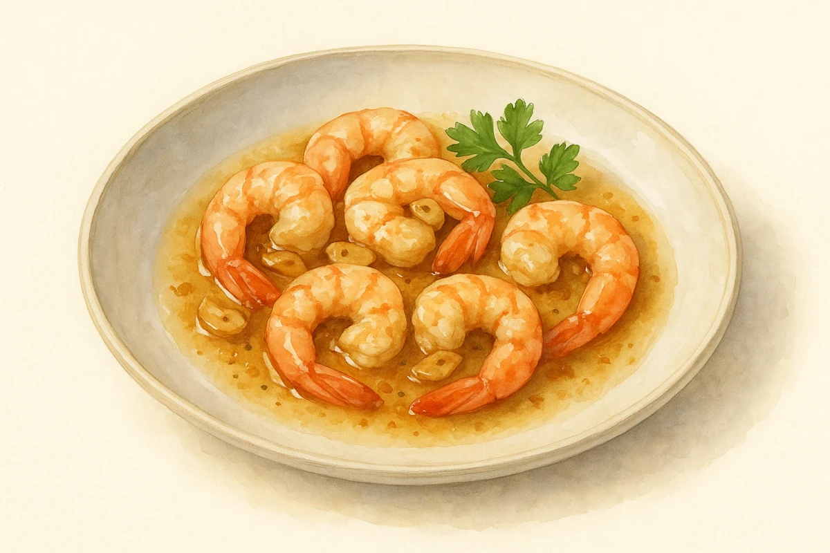 Camarones al ajillo