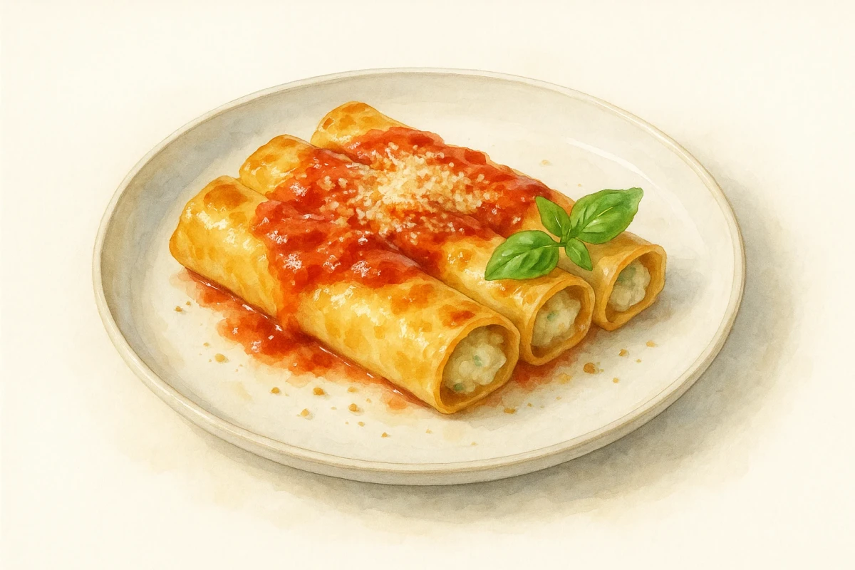 Cannelloni pasta