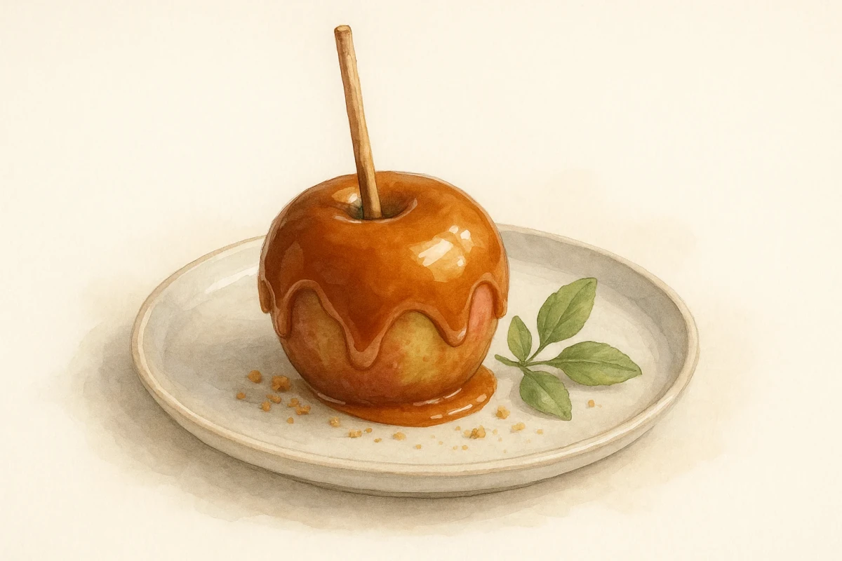 Caramel apple latte