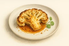 Roasted cauliflower steak