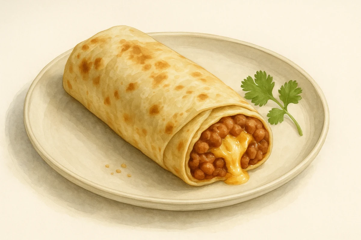 Beans & cheese burrito