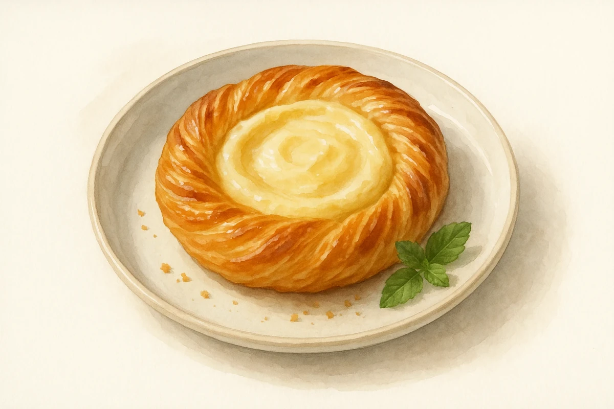 Tomato & cheese danish