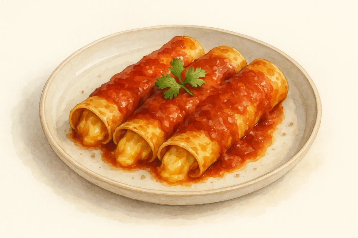 Carne asada & cheese enchilada
