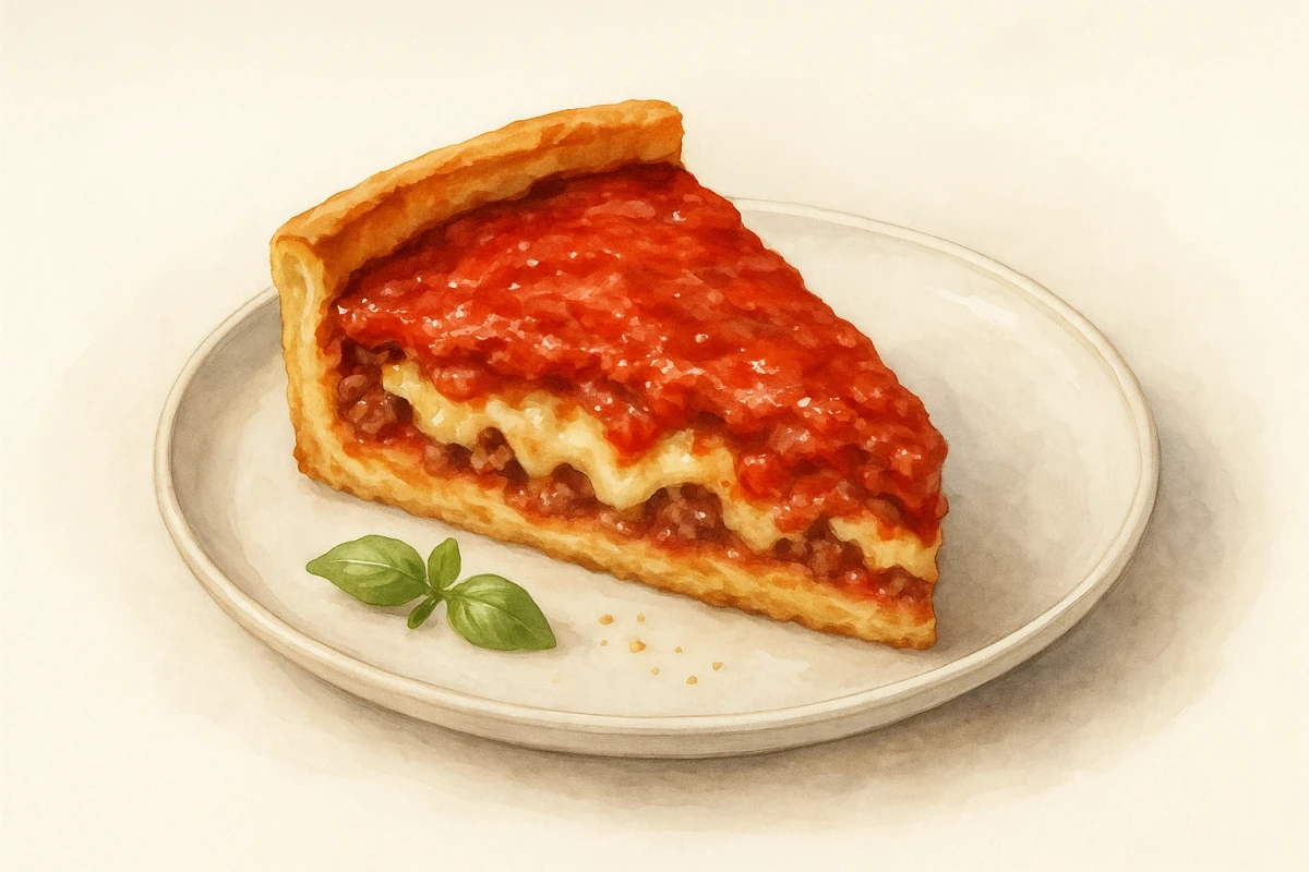 Deep dish ziti