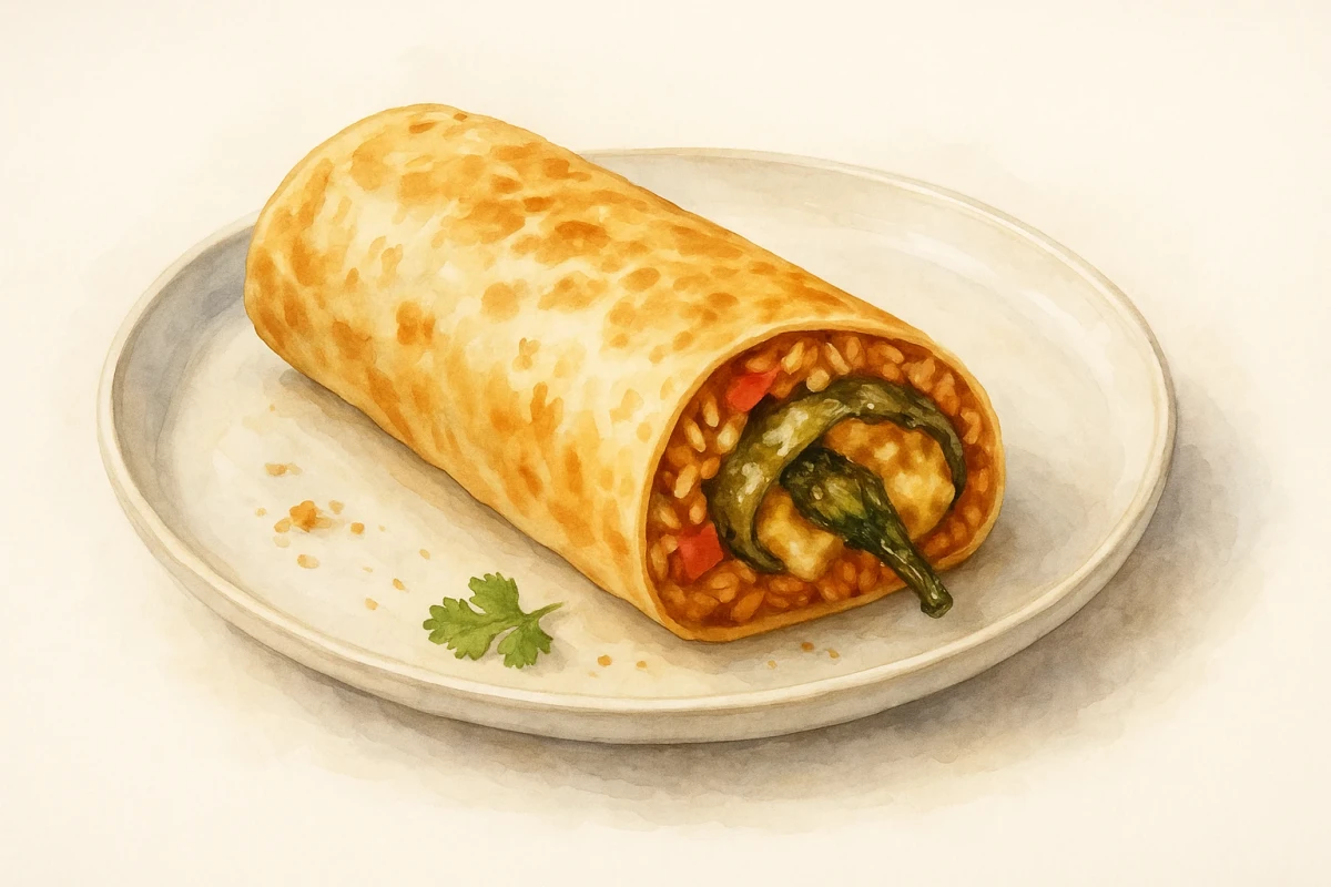 Chile relleno burrito