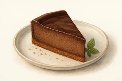 Chocolate cheesecake