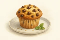 Chocolate chip muffin