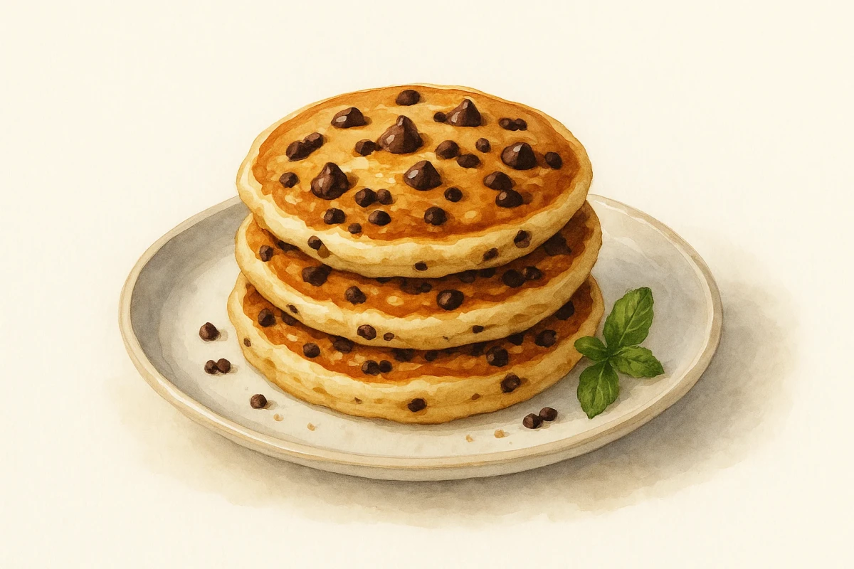 Chocolate chip pancakes