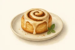 Matcha cinnamon roll