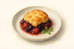 Peach cobbler 1/2 tray