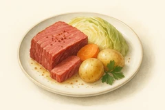 Corned beef and cabbage