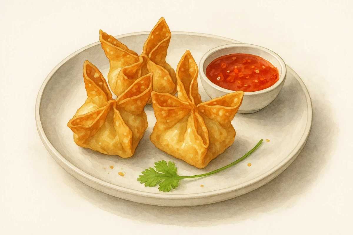 Cream cheese wontons