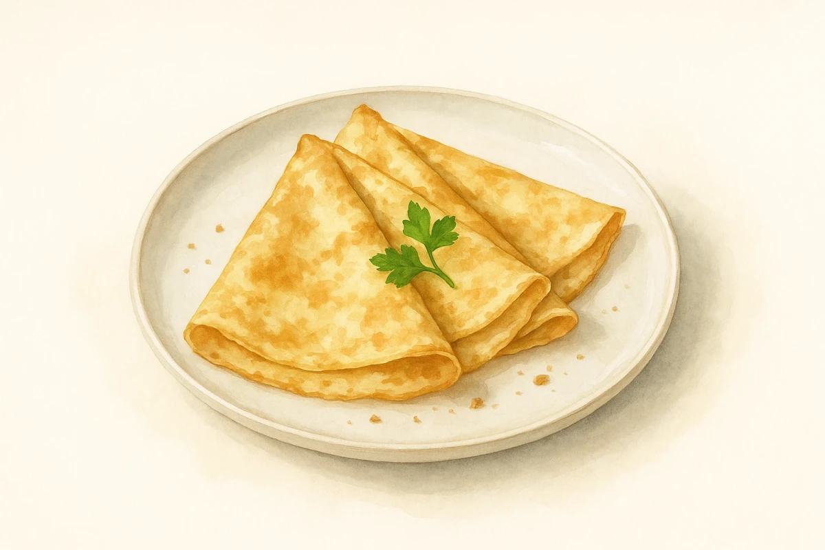 Savory crepes 'nalezniki'