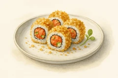 Crunchy spicy tuna roll