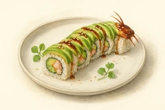 American dragon roll