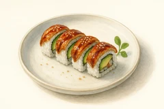 Eel avocado roll