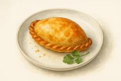 Curry puff noodle dish