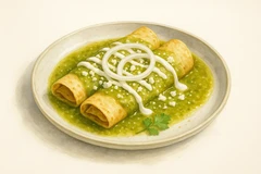 Enchiladas verdes