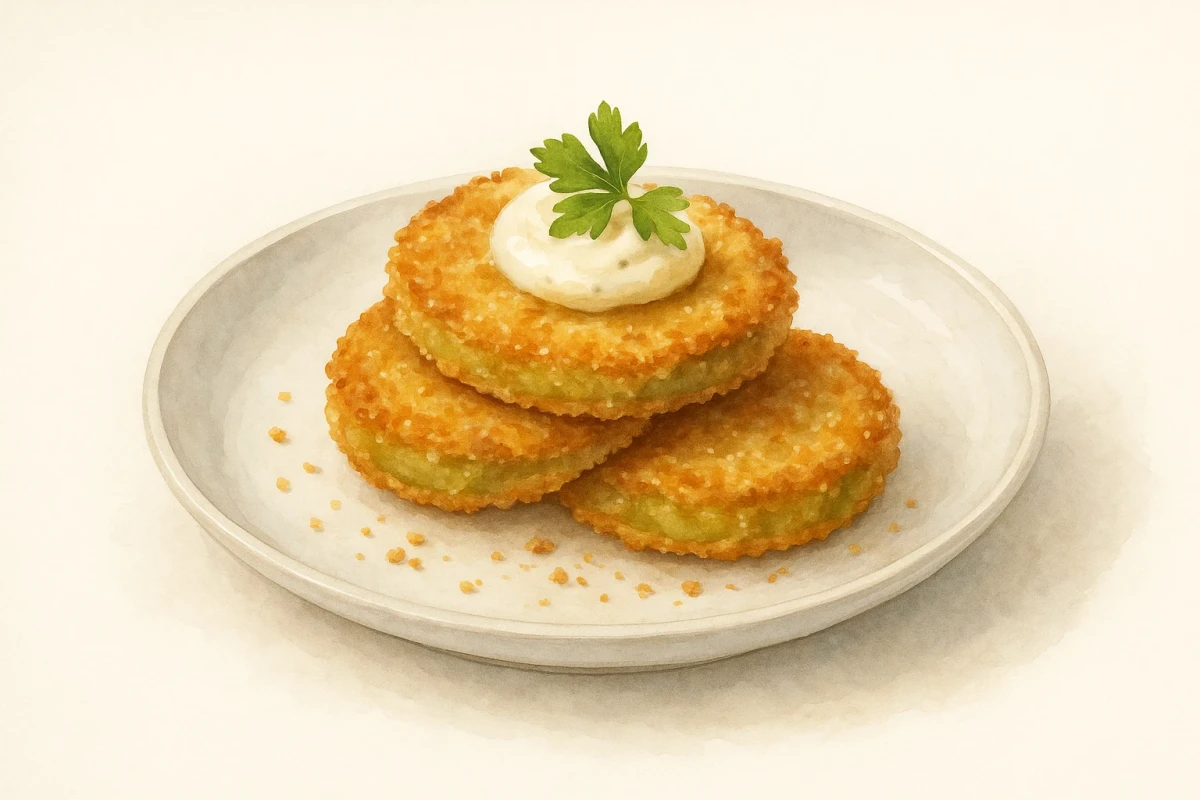 Fried green tomatoes