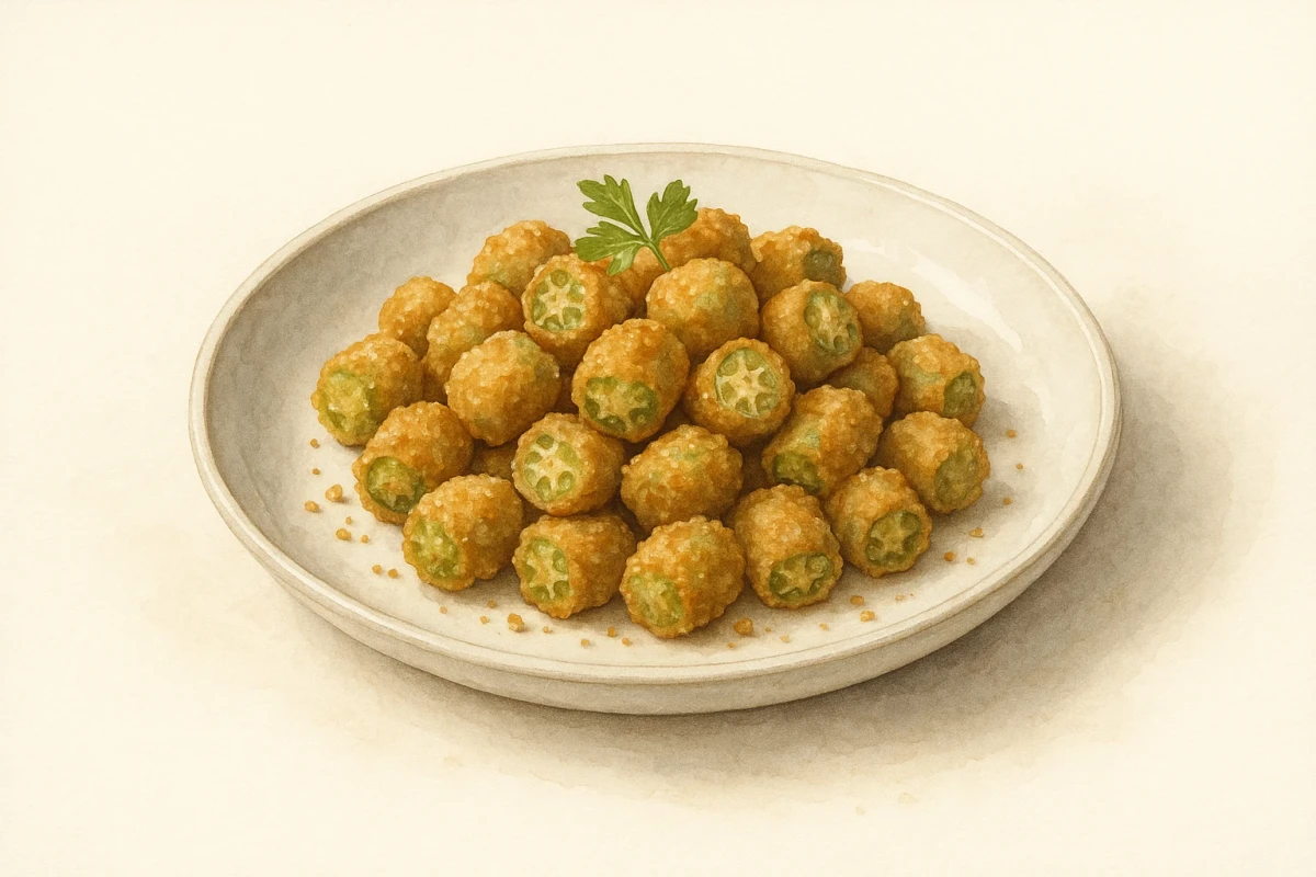 Fried okra